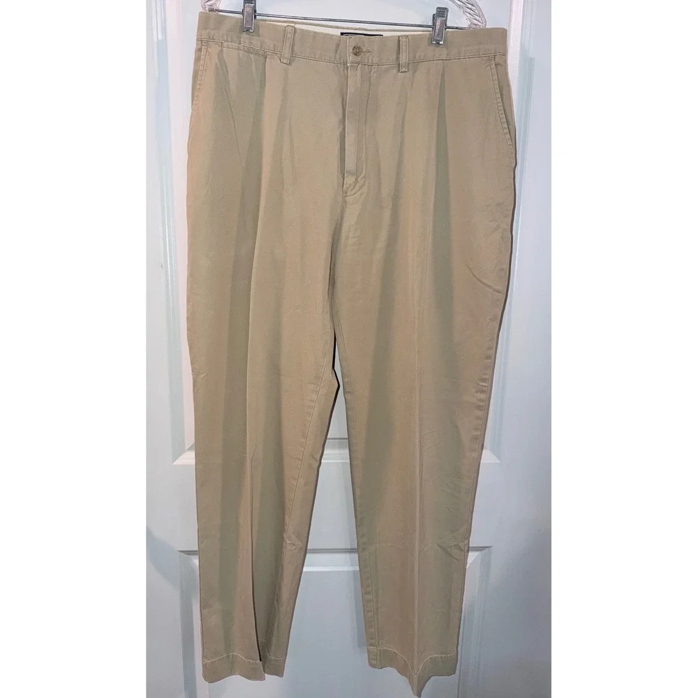 Polo Ralph Lauren Prospect Pant Mens 38x32 Tan Khaki Cotton Chino Straight Leg